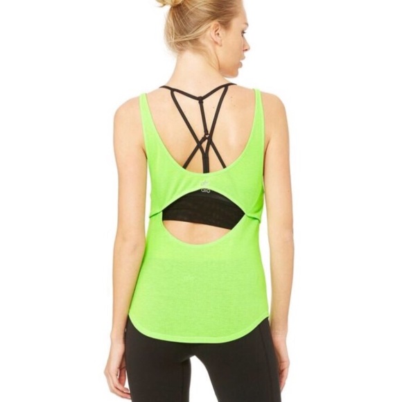 ALO Yoga Tops - Alo Yoga. Open-Back Sculpt Tank.
